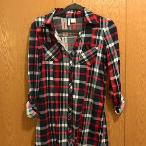 Plaid Flannel Dress